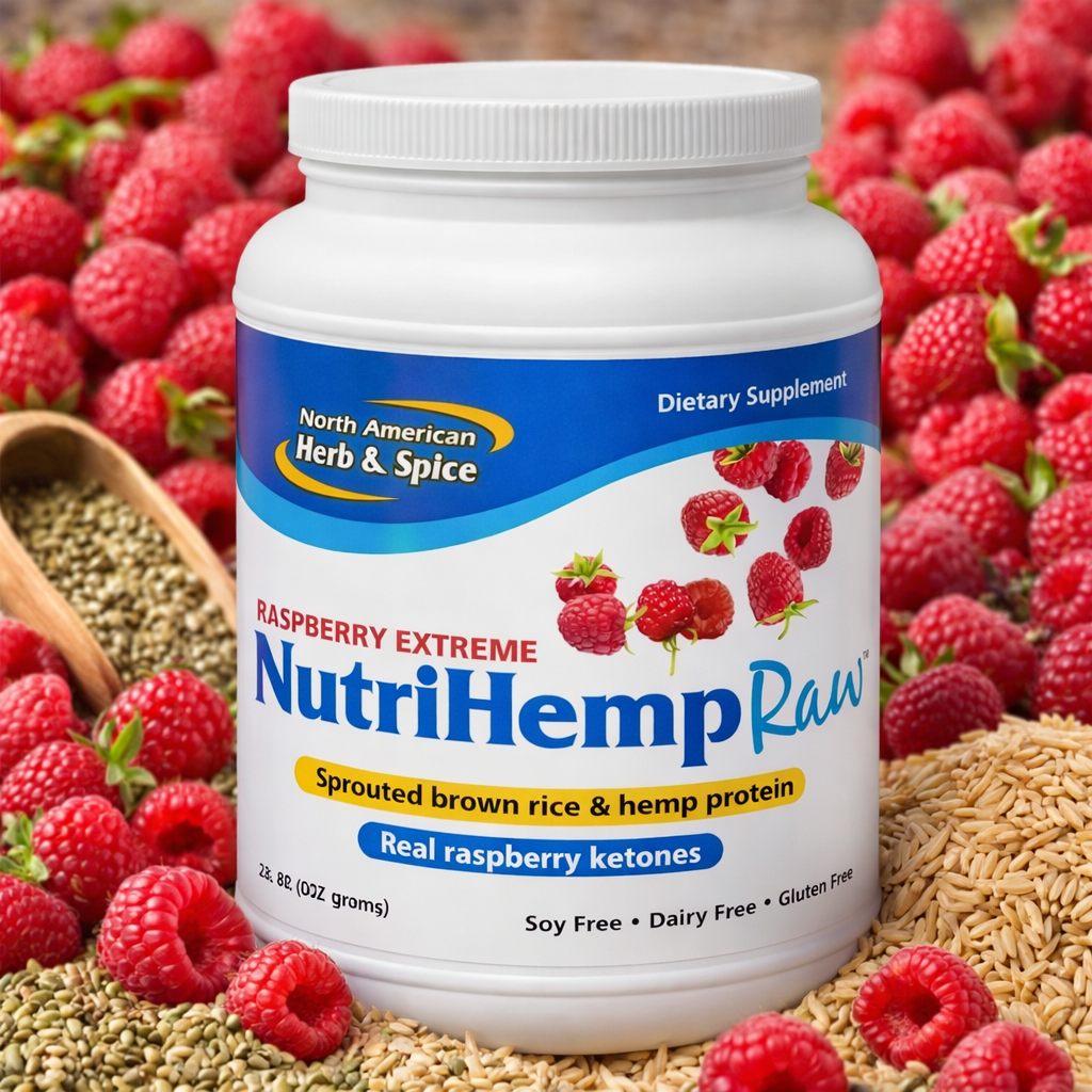 North American Herb & Spice - NutriHemp Raw Raspberry Extreme